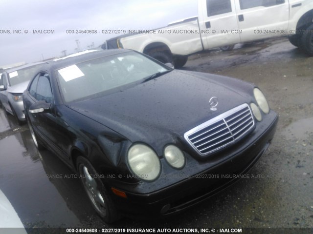 WDBLJ70G21F177503 - 2001 MERCEDES-BENZ CLK 430 BLACK photo 1