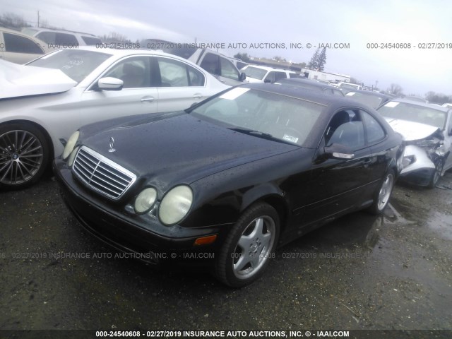 WDBLJ70G21F177503 - 2001 MERCEDES-BENZ CLK 430 黑色 照片 2