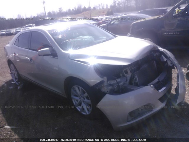 1G11H5SL2EF245655 - 2014 CHEVROLET MALIBU LTZ SILVER photo 1