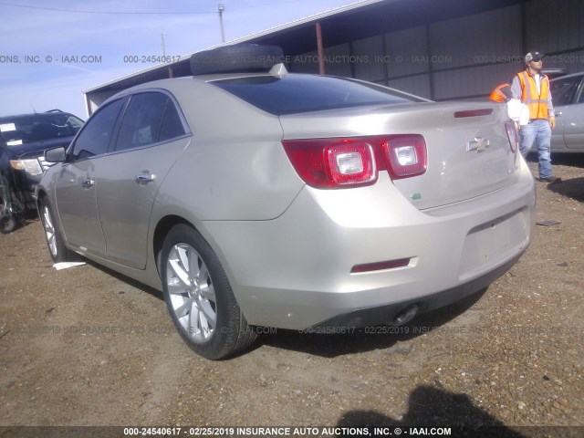 1G11H5SL2EF245655 - 2014 CHEVROLET MALIBU LTZ SILVER photo 3