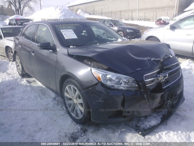 1G11H5SAXDF237574 - 2013 CHEVROLET MALIBU LTZ ნაცრისფერი ფოტო 1