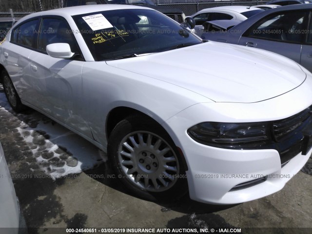 2C3CDXKT5HH566278 - 2017 DODGE CHARGER POLICE WHITE photo 1