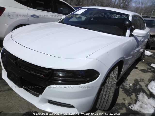 2C3CDXKT5HH566278 - 2017 DODGE CHARGER POLICE WHITE photo 2