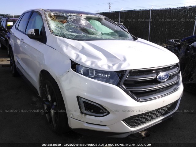 2FMPK4AP5GBB72766 - 2016 FORD EDGE SPORT WHITE photo 1