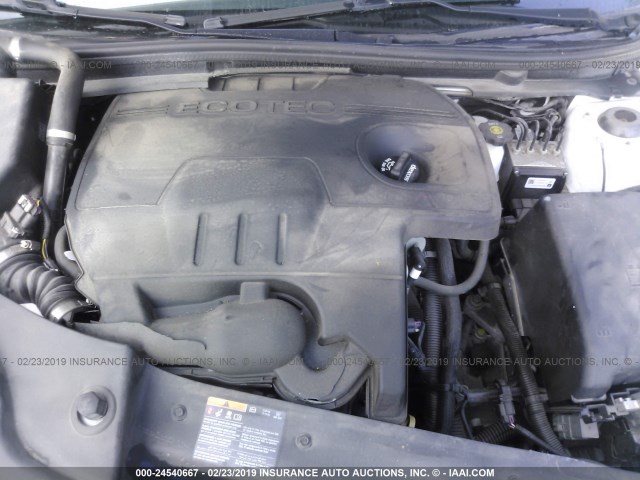 1G1ZC5E06CF386194 - 2012 CHEVROLET MALIBU 1LT თეთრი ფოტო 10