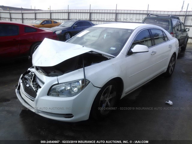 1G1ZC5E06CF386194 - 2012 CHEVROLET MALIBU 1LT თეთრი ფოტო 2