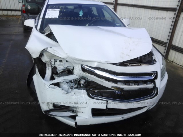 1G1ZC5E06CF386194 - 2012 CHEVROLET MALIBU 1LT თეთრი ფოტო 6