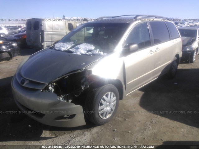 5TDZA23C16S494252 - 2006 TOYOTA SIENNA CE/LE Champagne photo 2