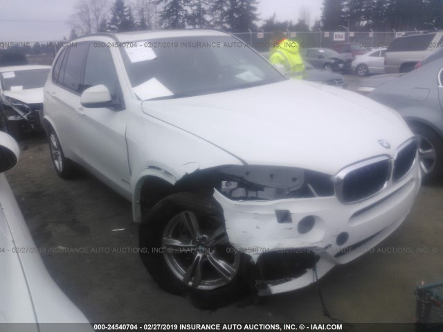 5UXKR0C50F0K65658 - 2015 BMW X5 XDRIVE35I WHITE photo 1