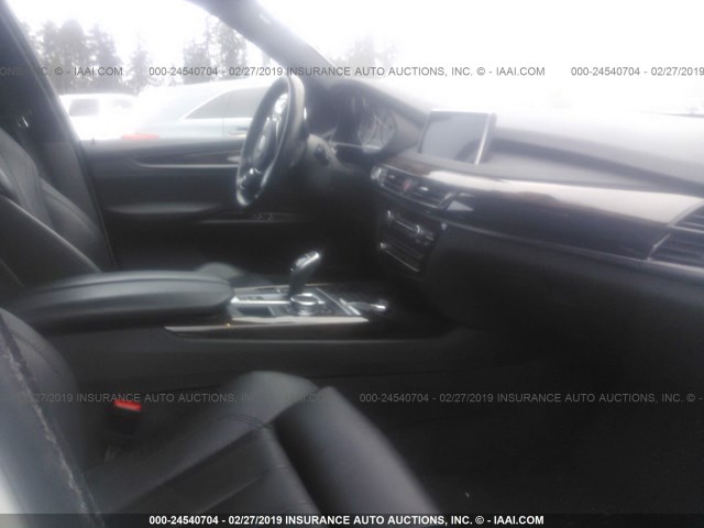 5UXKR0C50F0K65658 - 2015 BMW X5 XDRIVE35I WHITE photo 5
