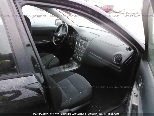 1YVFP80D045N76830 - 2004 MAZDA 6 S BLACK photo 5