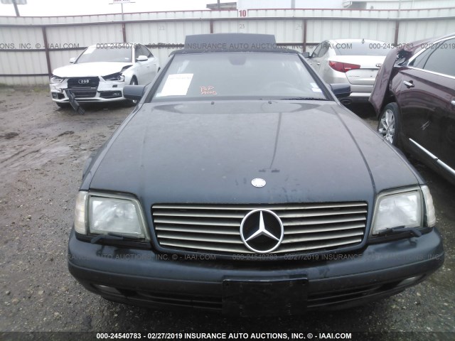 WDBFA67F7VF151649 - 1997 MERCEDES-BENZ SL 500 BLUE photo 10