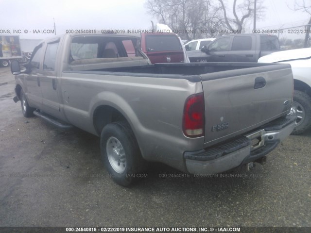 1FTSW30F12EA97129 - 2002 FORD F350 SRW SUPER DUTY TAN photo 3