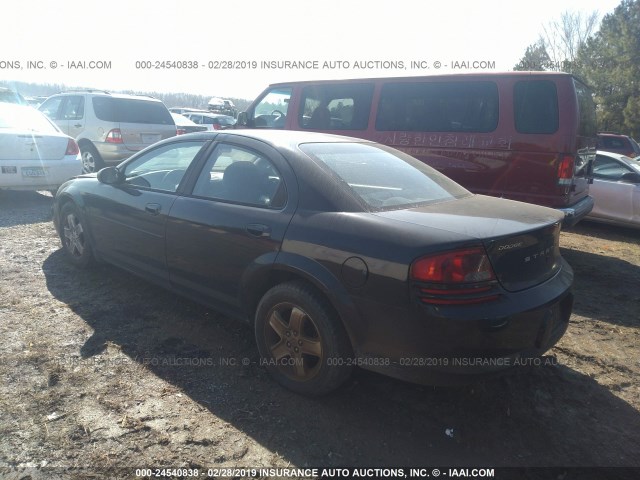 1B3EL46X83N544845 - 2003 DODGE STRATUS SE/SXT BLACK photo 3