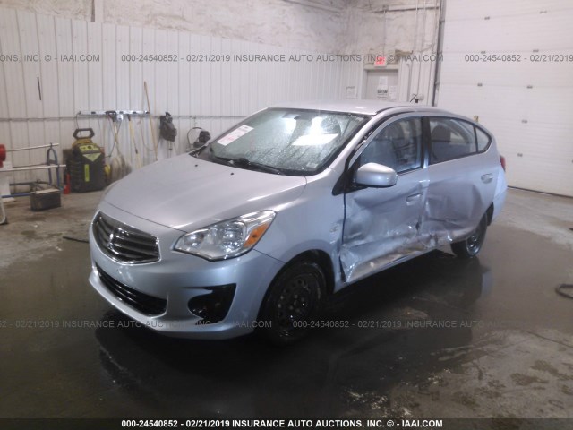 ML32F3FJ3HHF08006 - 2017 MITSUBISHI MIRAGE G4 ES Gümüş foto 2