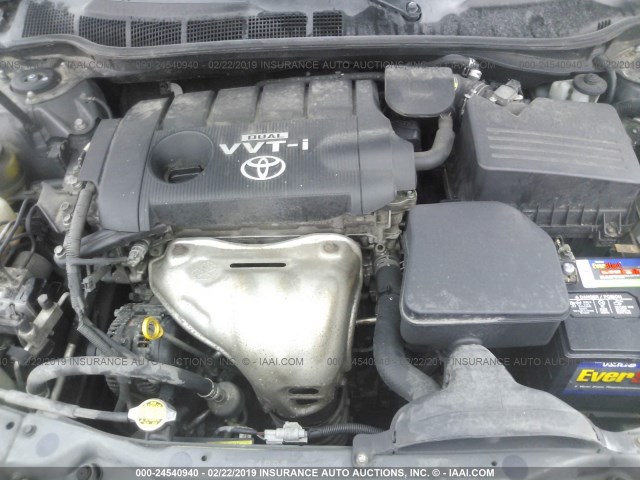 4T1BF3EK2AU076022 - 2010 TOYOTA CAMRY SE/LE/XLE 灰色 照片 10