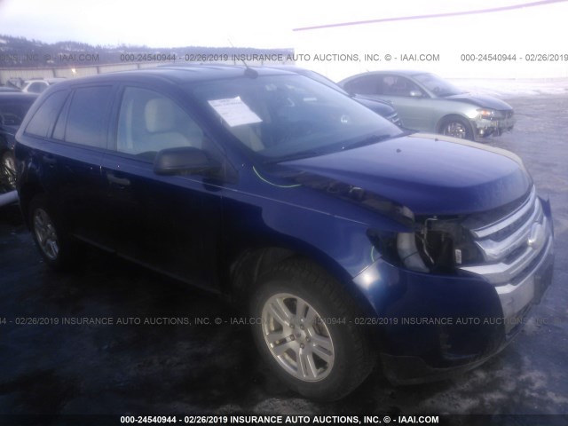 2FMDK3GC8BBB13558 - 2011 FORD EDGE SE Dark Blue photo 1