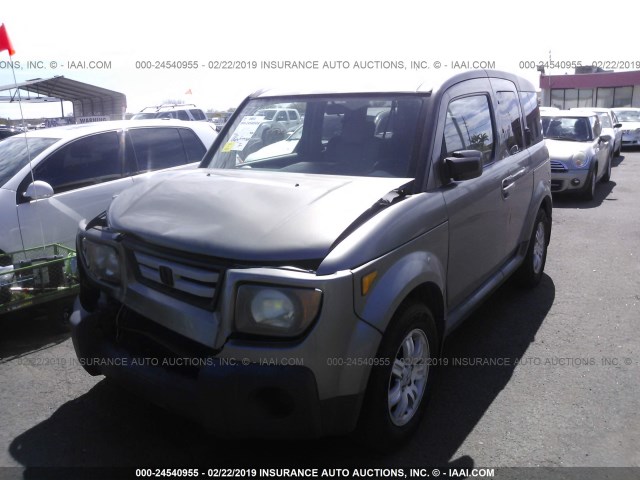 5J6YH18708L002953 - 2008 HONDA ELEMENT EX GRAY photo 2