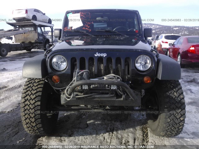 1J4GA691X9L787488 - 2009 JEEP WRANGLER UNLIMITE RUBICON BLACK photo 6