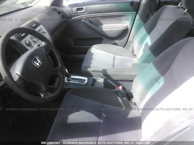 JHMES96645S018253 - 2005 HONDA CIVIC HYBRID GRAY photo 5