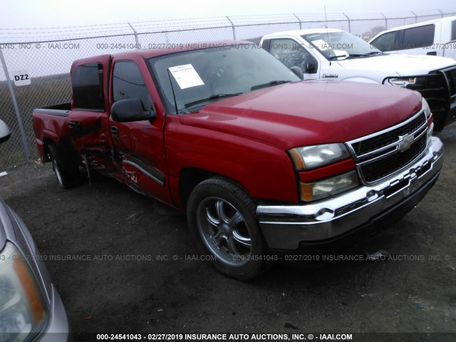 2GCEC13V161224000 - 2006 CHEVROLET SILVERADO C1500 RED photo 1