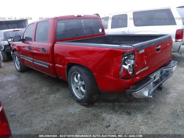 2GCEC13V161224000 - 2006 CHEVROLET SILVERADO C1500 RED photo 3