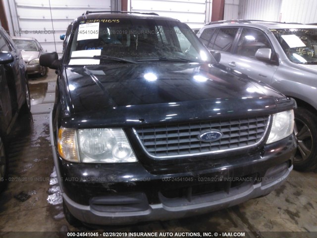 1FMZU73E82UA07684 - 2002 FORD EXPLORER XLT BLACK photo 6