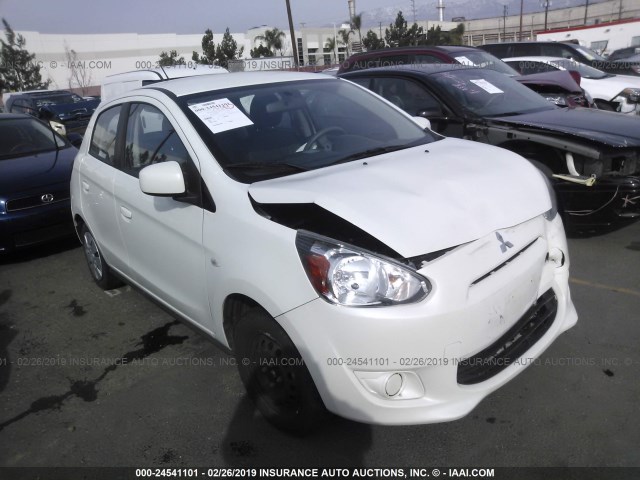 ML32A3HJ9FH054205 - 2015 MITSUBISHI MIRAGE DE WHITE photo 1