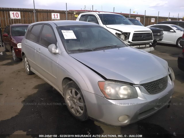 KNAFE161955072209 - 2005 KIA SPECTRA5 SILVER photo 1