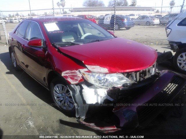 4T4BF1FK5CR190141 - 2012 TOYOTA CAMRY SE/LE/XLE 红色 照片 1