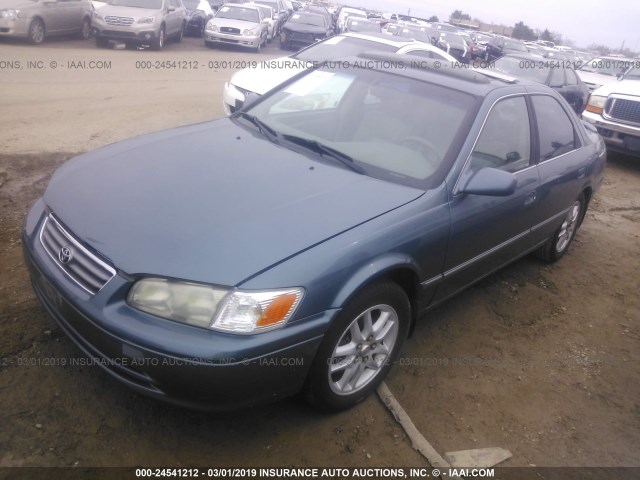 4T1BF28K91U959945 - 2001 TOYOTA CAMRY LE/XLE Көк фото 2
