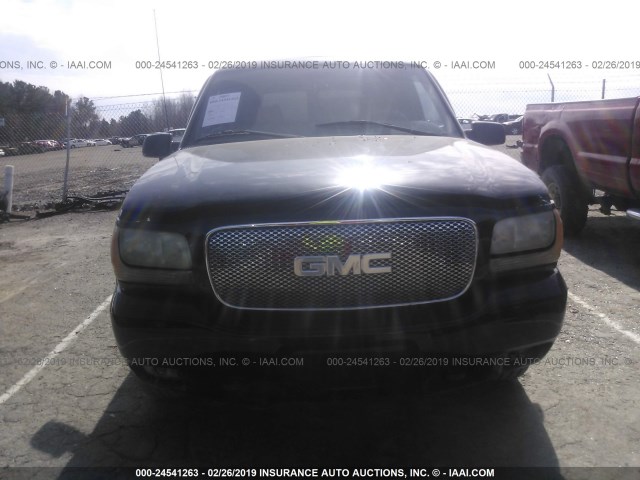 1GKEK13R3YR124842 - 2000 GMC YUKON DENALI BLACK photo 6