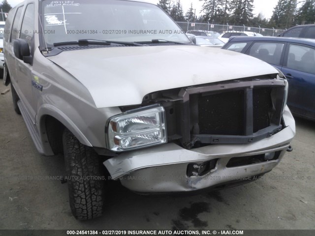 1FMNU43SX5EB69396 - 2005 FORD EXCURSION LIMITED GOLD photo 6