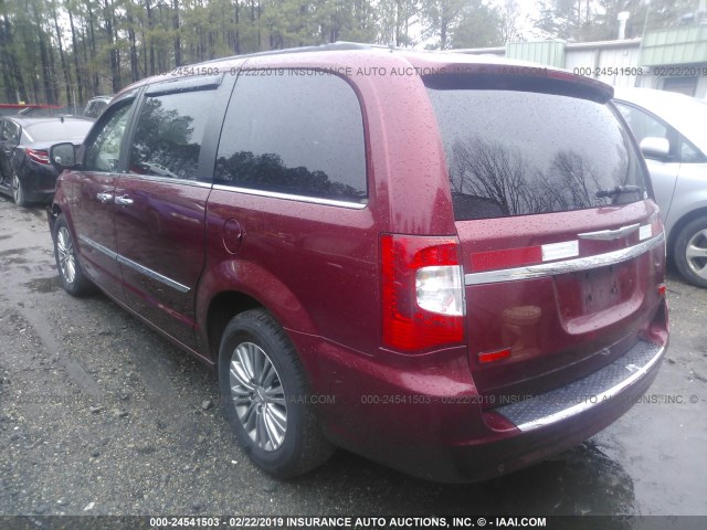 2C4RC1CG2DR778471 - 2013 CHRYSLER TOWN & COUNTRY TOURING L RED photo 3