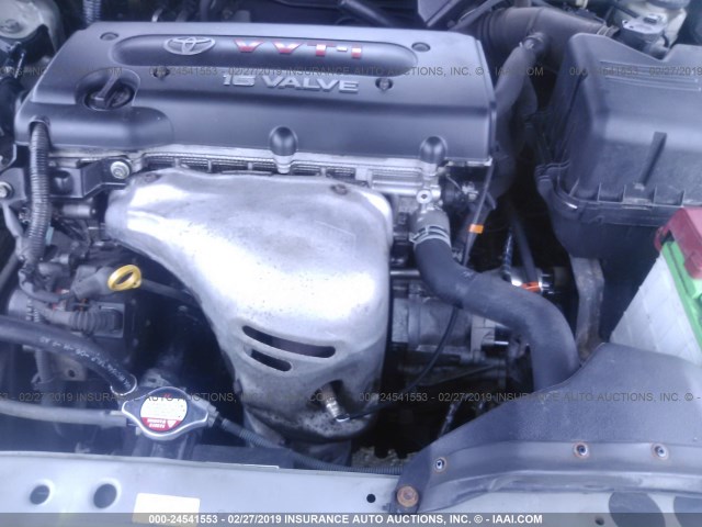 4T1BE30K15U968312 - 2005 TOYOTA CAMRY LE/XLE/SE SILVER photo 10