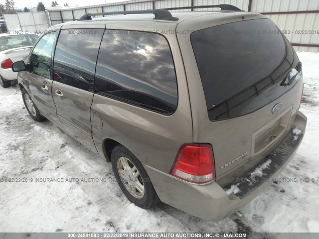 2FMZA522X6BA33879 - 2006 FORD FREESTAR SEL TAN photo 3