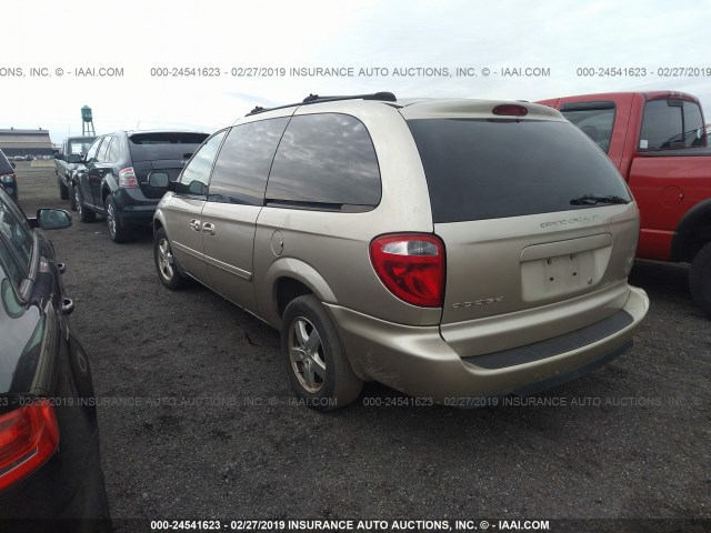 2D4GP44L35R158791 - 2005 DODGE GRAND CARAVAN SXT GOLD photo 3