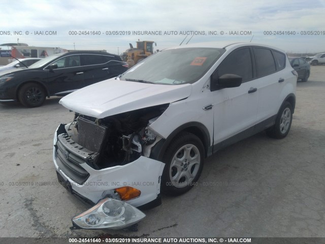 1FMCU0F7XJUB71964 - 2018 FORD ESCAPE S WHITE photo 2