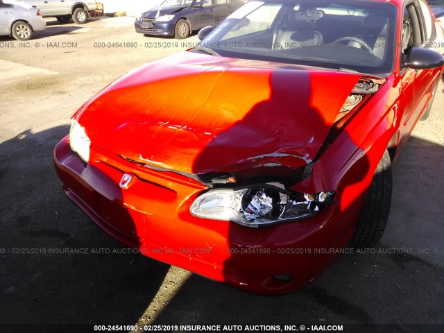 2G1WX15K919279874 - 2001 CHEVROLET MONTE CARLO SS RED photo 6