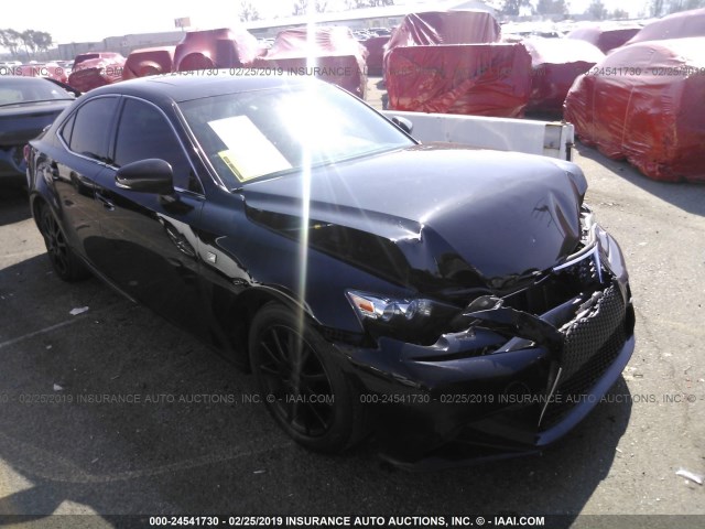 JTHBF1D26E5037202 - 2014 LEXUS IS 250 BLACK photo 1