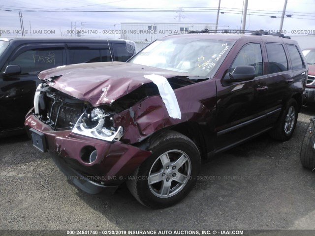 1J8GR48KX7C522539 - 2007 JEEP GRAND CHEROKEE LAREDO/COLUMBIA/FREEDOM 栗色 照片 2