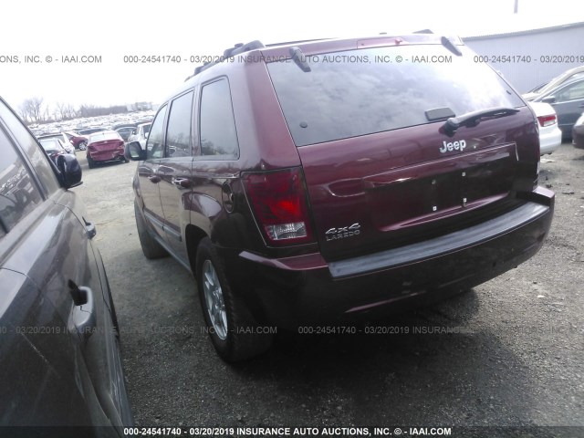 1J8GR48KX7C522539 - 2007 JEEP GRAND CHEROKEE LAREDO/COLUMBIA/FREEDOM 栗色 照片 3