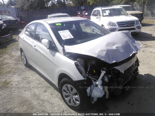 KMHCT4AE3GU986483 - 2016 HYUNDAI ACCENT SE GRAY photo 1