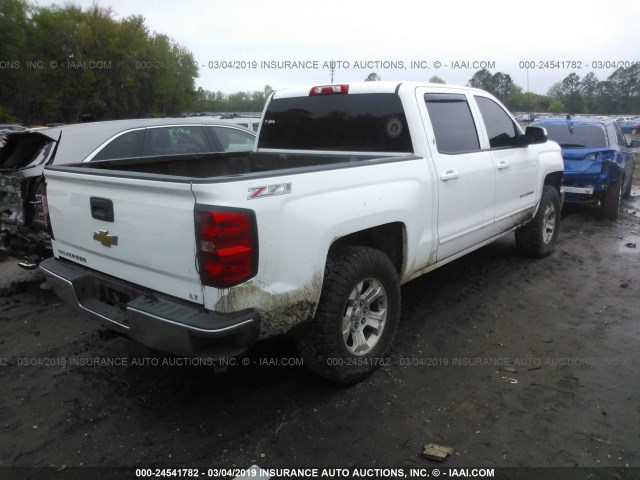 3GCUKREC3FG310537 - 2015 CHEVROLET SILVERADO K1500 LT WHITE photo 4