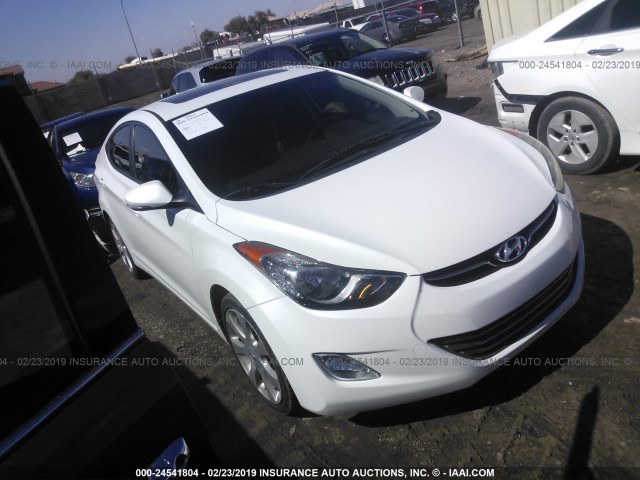 5NPDH4AE7BH018139 - 2011 HYUNDAI ELANTRA GLS/LIMITED WHITE photo 1