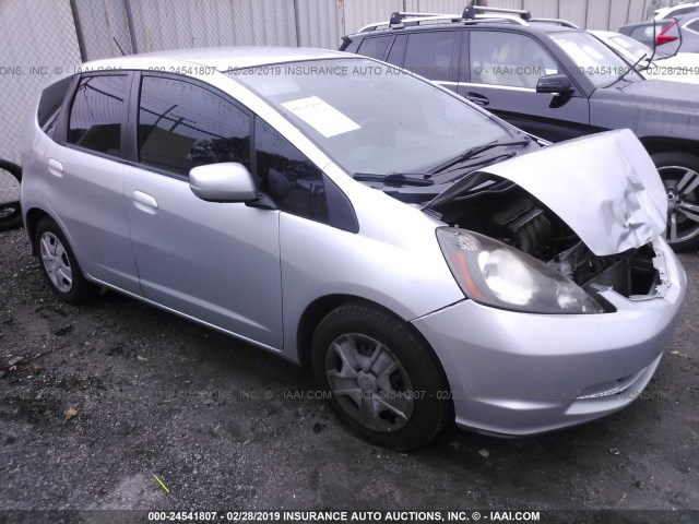 JHMGE8H31CS006068 - 2012 HONDA FIT SILVER photo 1