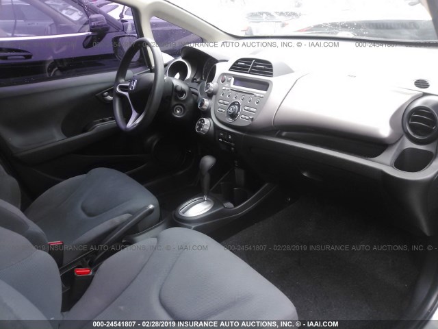 JHMGE8H31CS006068 - 2012 HONDA FIT SILVER photo 5