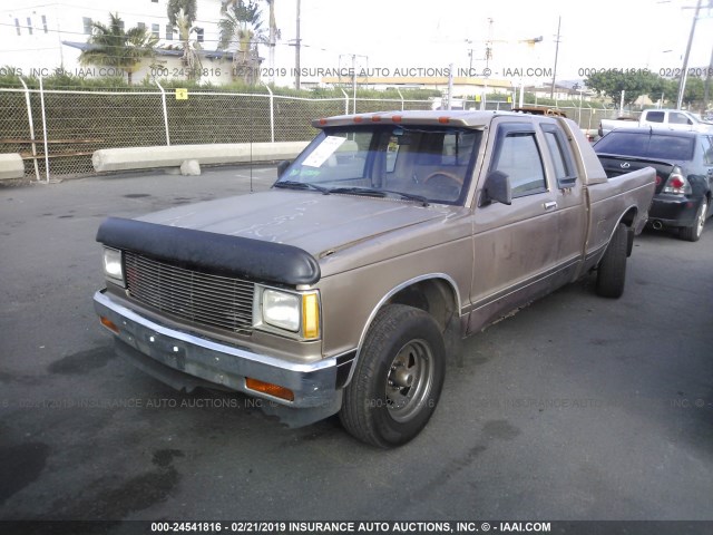 1GTCS14E3G8524466 - 1986 GMC S TRUCK S15 BROWN photo 2