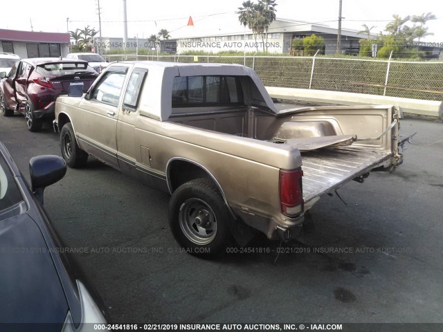 1GTCS14E3G8524466 - 1986 GMC S TRUCK S15 BROWN photo 3