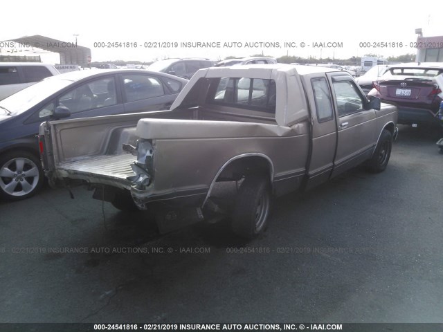 1GTCS14E3G8524466 - 1986 GMC S TRUCK S15 BROWN photo 4